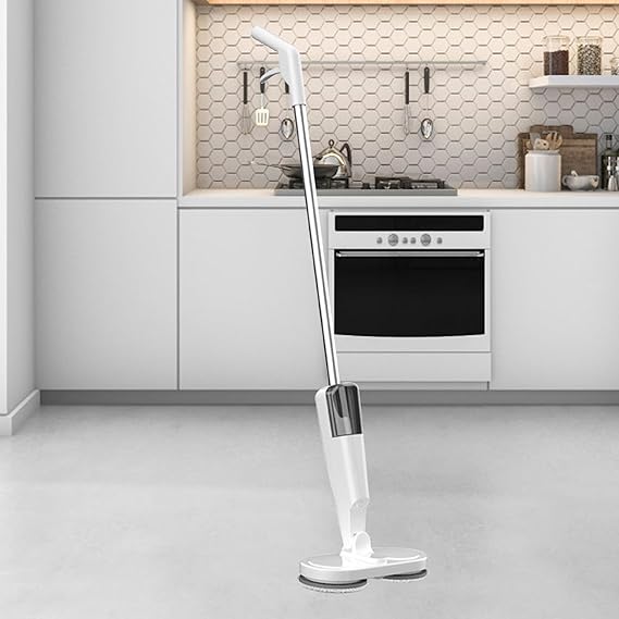 ELYTHRAET-Electric Water Mop Cleaner Machine 360° Rotatable Spin Cleaning Mop Squeeze Wet and Dry Use Hand Push Household Floor Cleaning