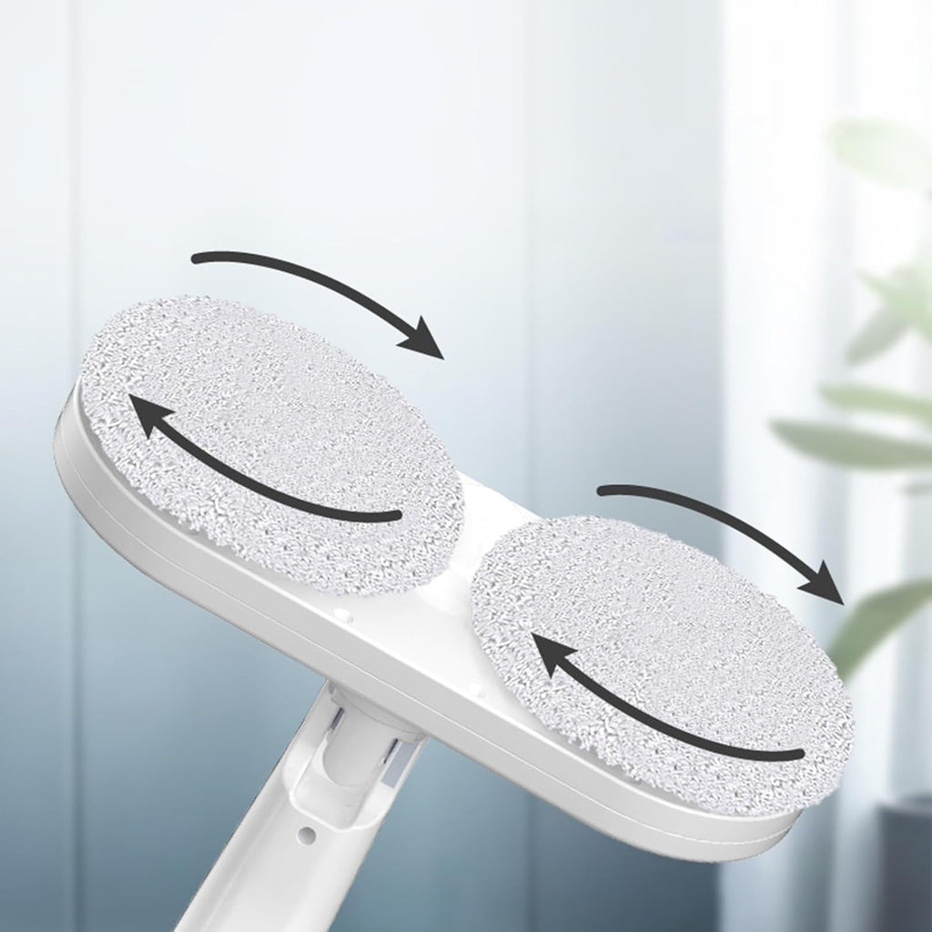 ELYTHRAET-Electric Water Mop Cleaner Machine 360° Rotatable Spin Cleaning Mop Squeeze Wet and Dry Use Hand Push Household Floor Cleaning