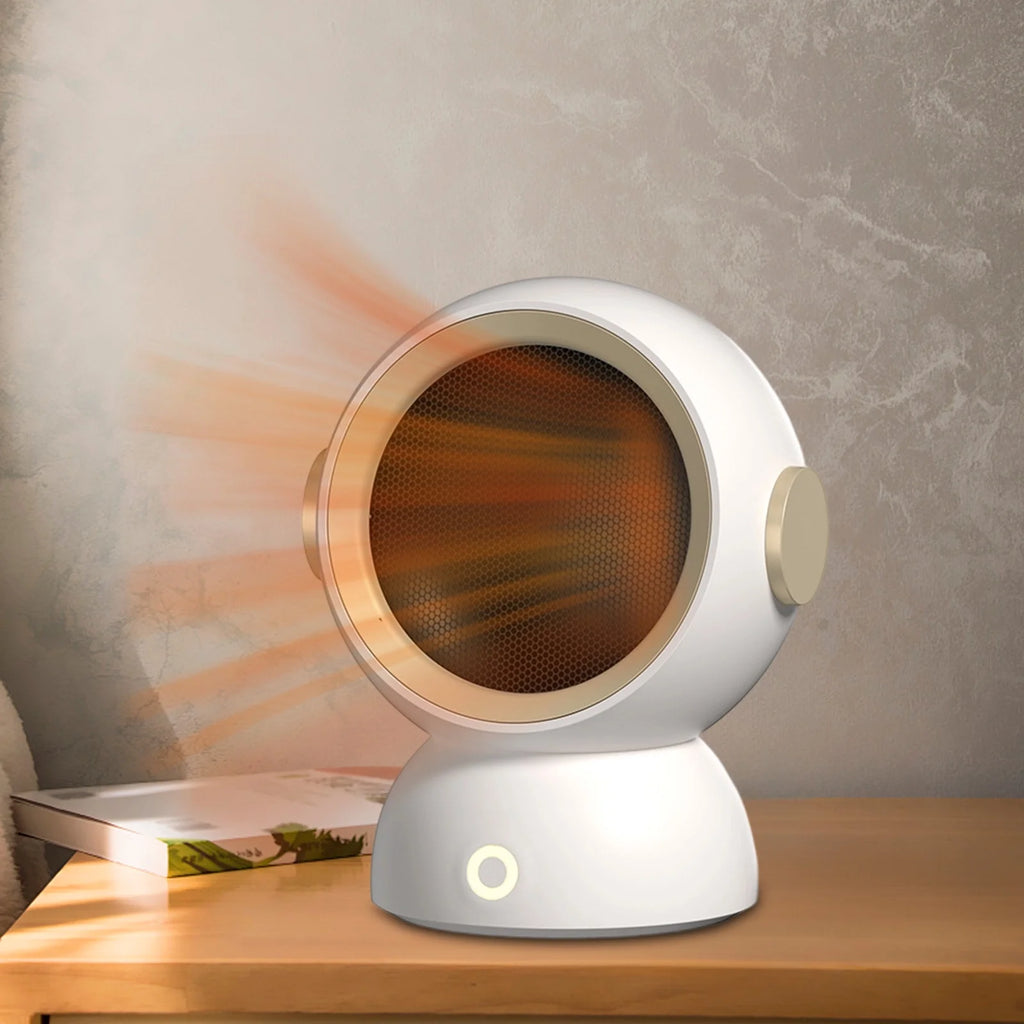 ELYTHRAET-Portable Heater 1200W Electric Warmer Fan Household Desktop Fast Heating Fans Warm Air Heaters for Indoor Bedroom