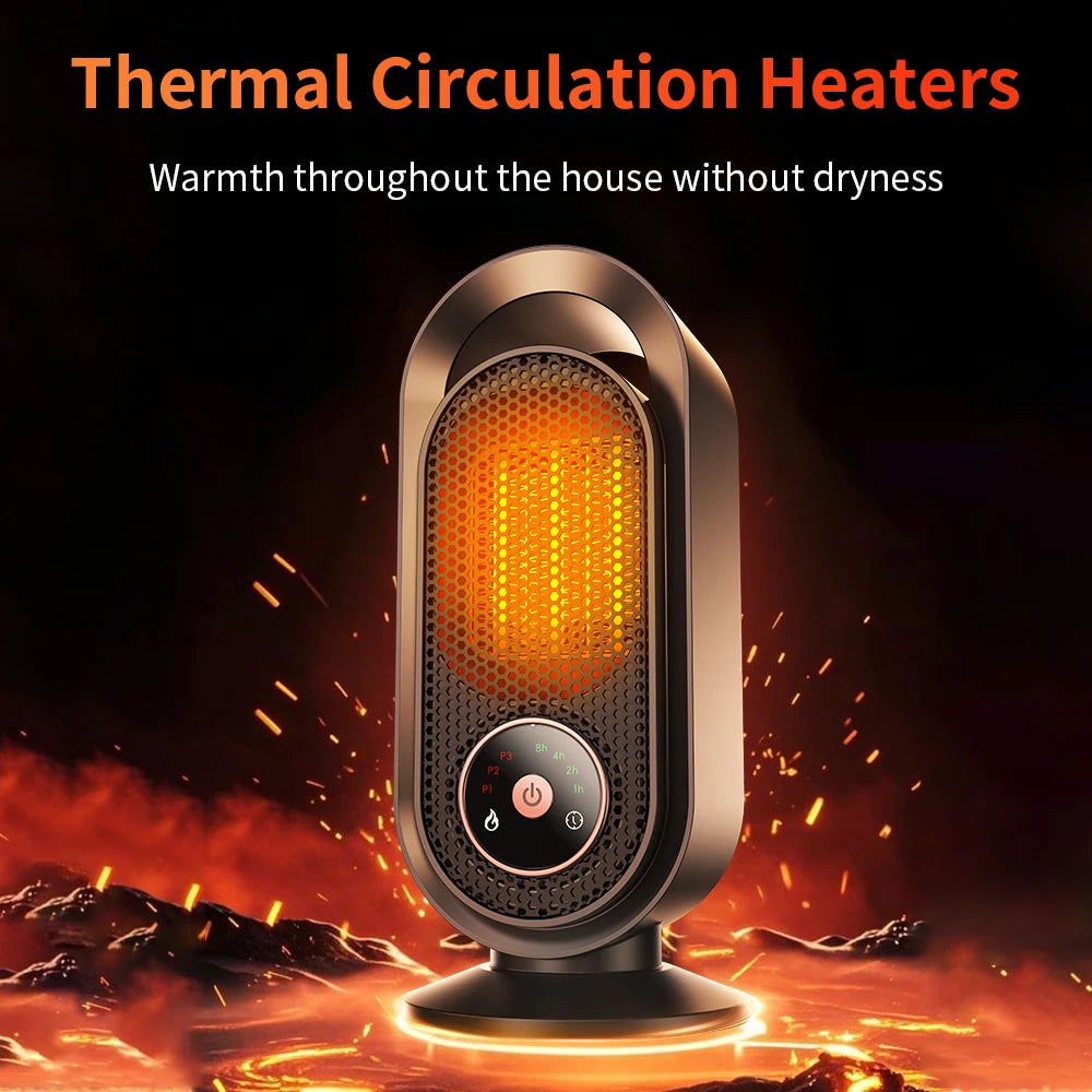ELYTHRAET-Portable Heater Electric Heater Convenient Bedroom Heater Heating Warm