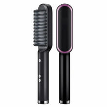 Load image into Gallery viewer, ELYTHRAET-Electric Hair Straightener Brush Professional Fashion Fast Heating Ceramic Hair Straightener